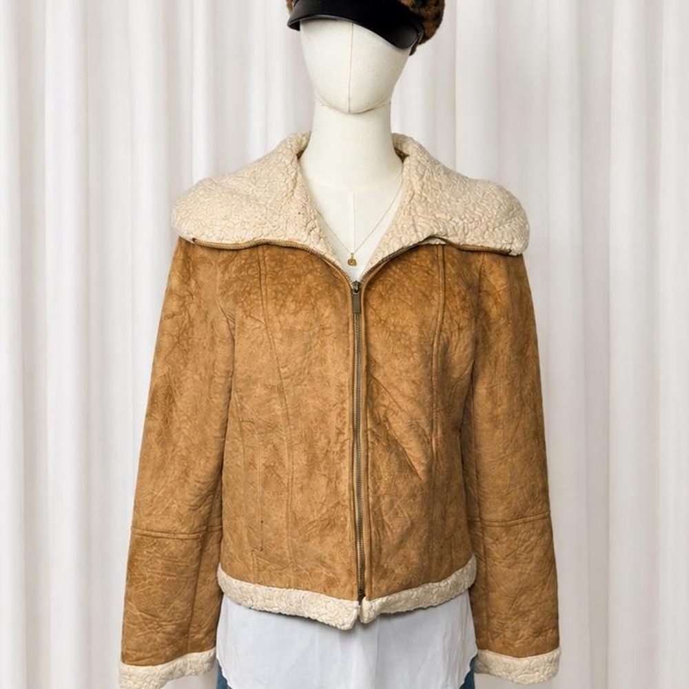 Vintage Bernardo Y2K Shearling Style Jacket